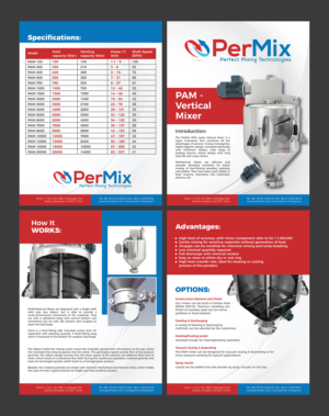 Brochure Design by Deziners Zone for PerMix North America | Design: #26663776
