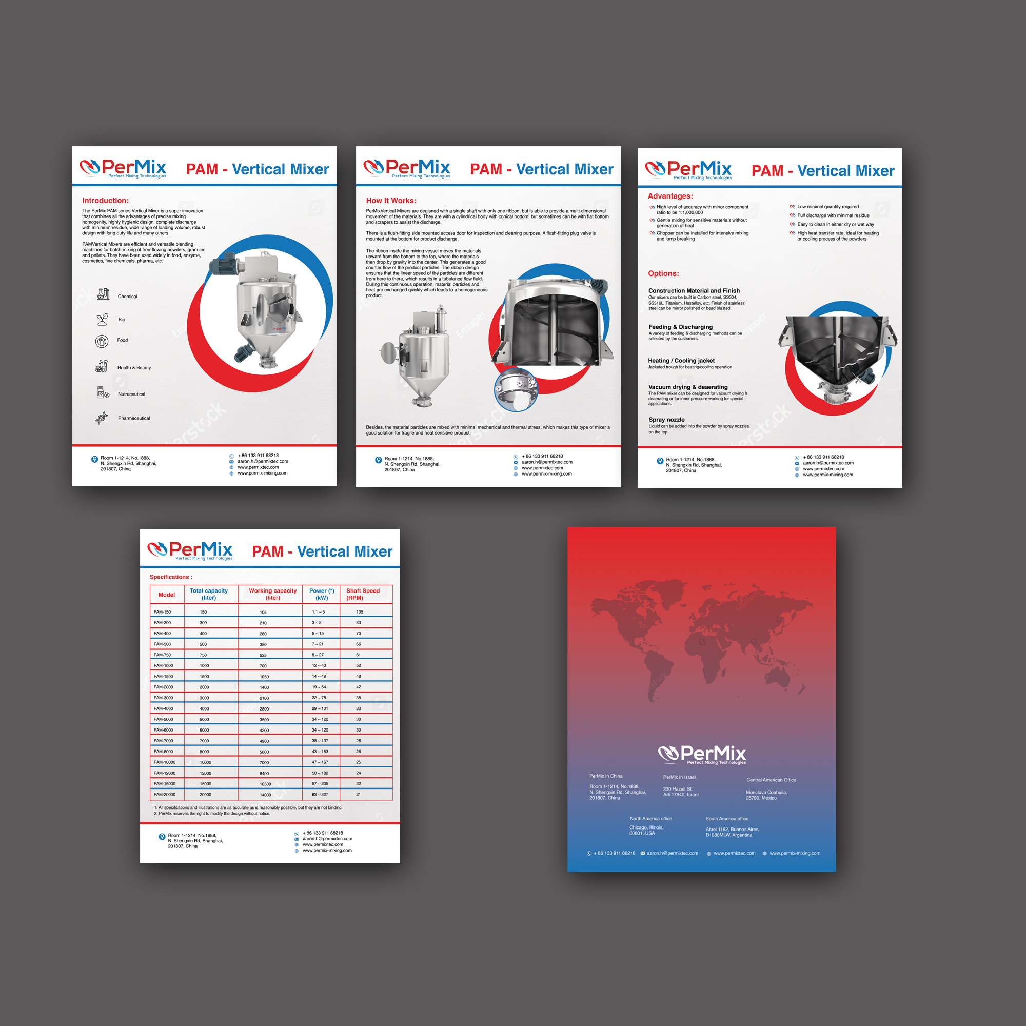 Diseño de Brochure por aspiremedia para PerMix North America | Diseño #26674473