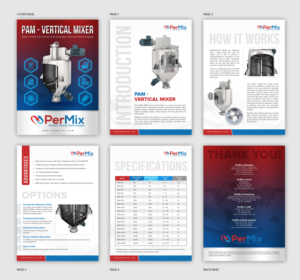 Brochure Design by SAI DESIGNS for PerMix North America | Design: #26667634