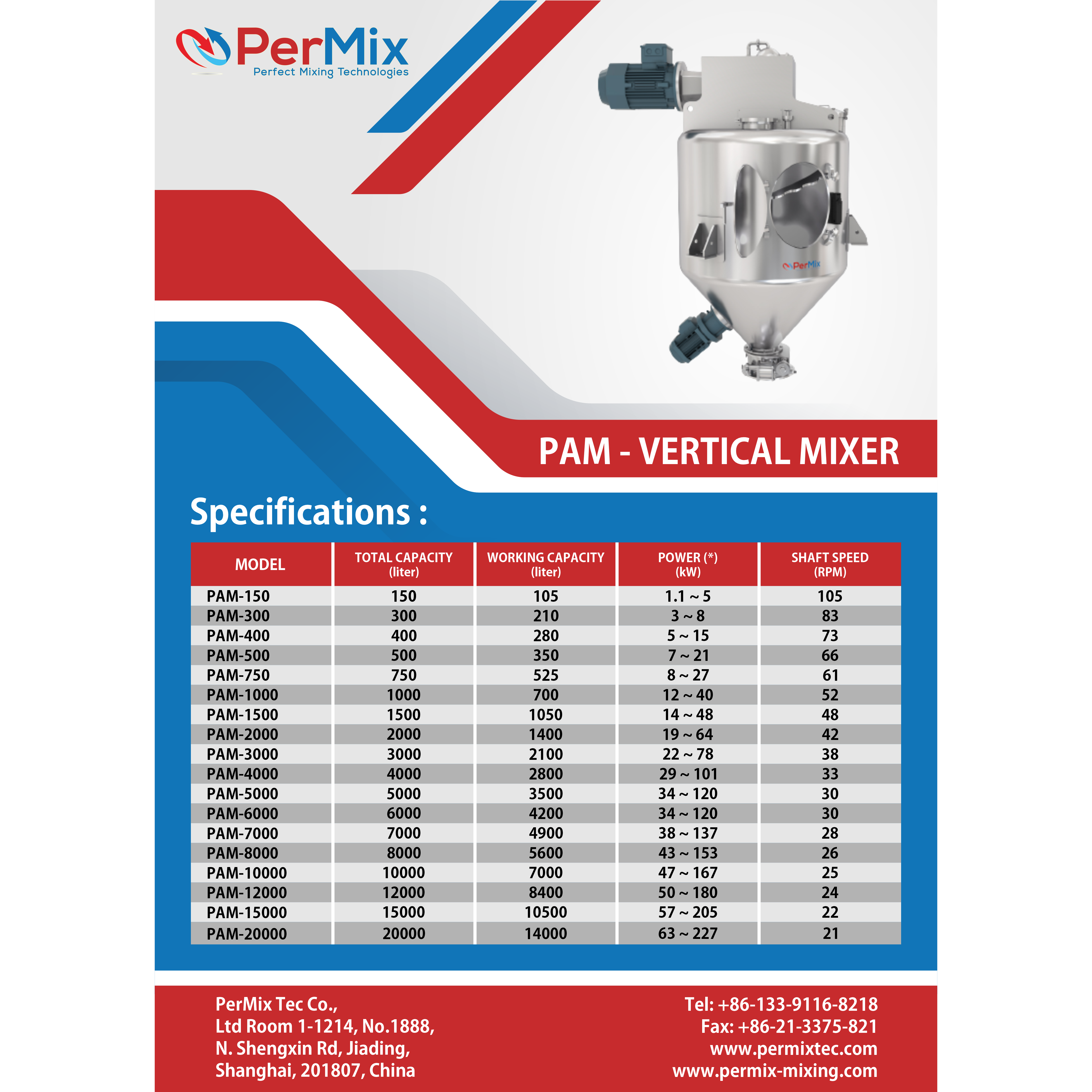 Brochure Design by Ken_Zie for PerMix North America | Design #26680874