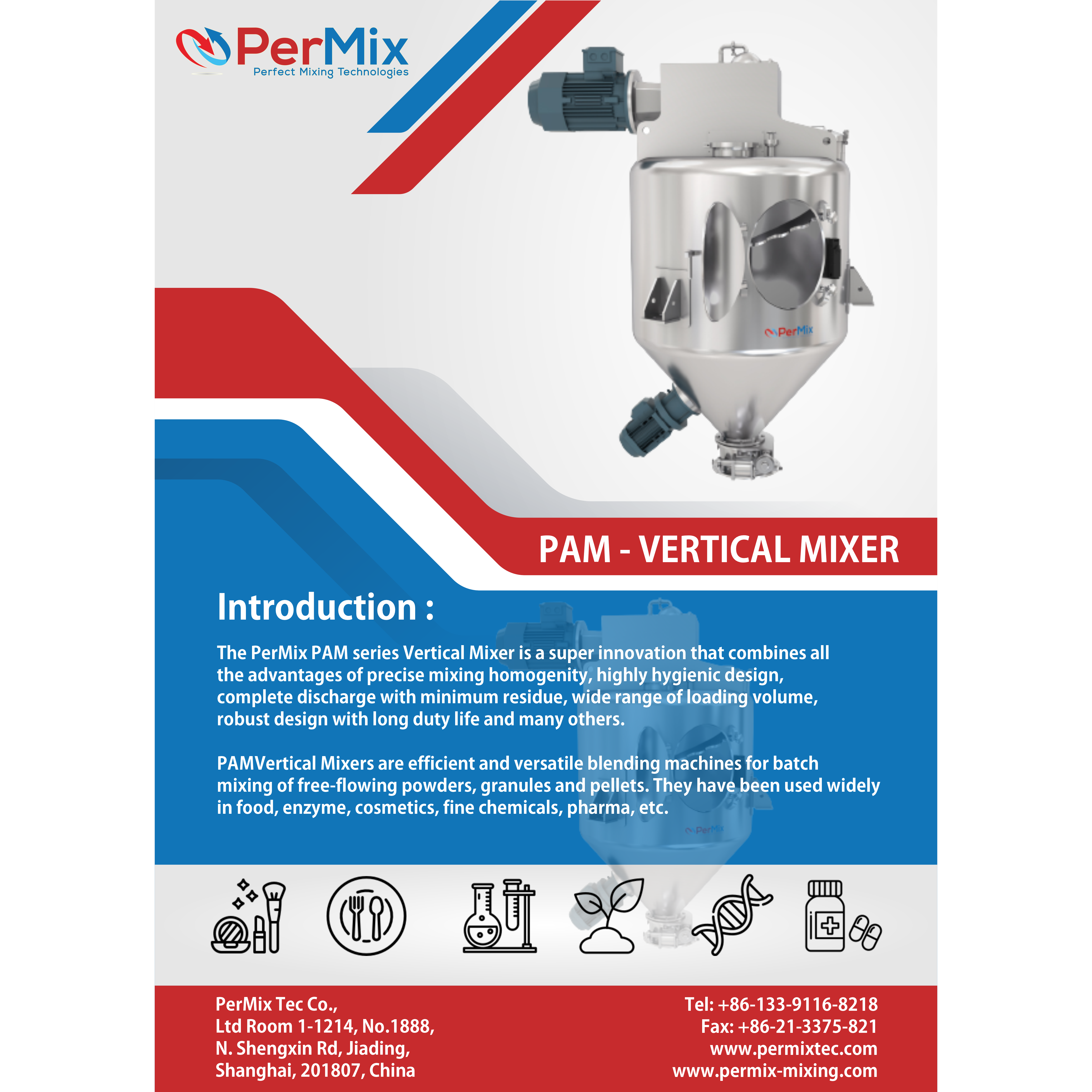 Design de Brochure par Ken_Zie pour PerMix North America | Design #26680876