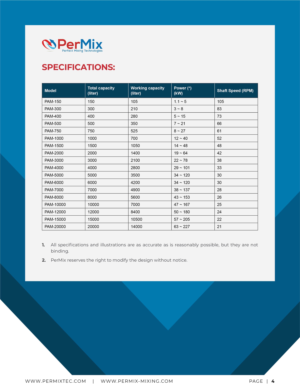 Brochure Design by Syed Shariq Ali for PerMix North America | Design: #26685121