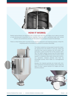 Brochure Design by Syed Shariq Ali for PerMix North America | Design: #26685131