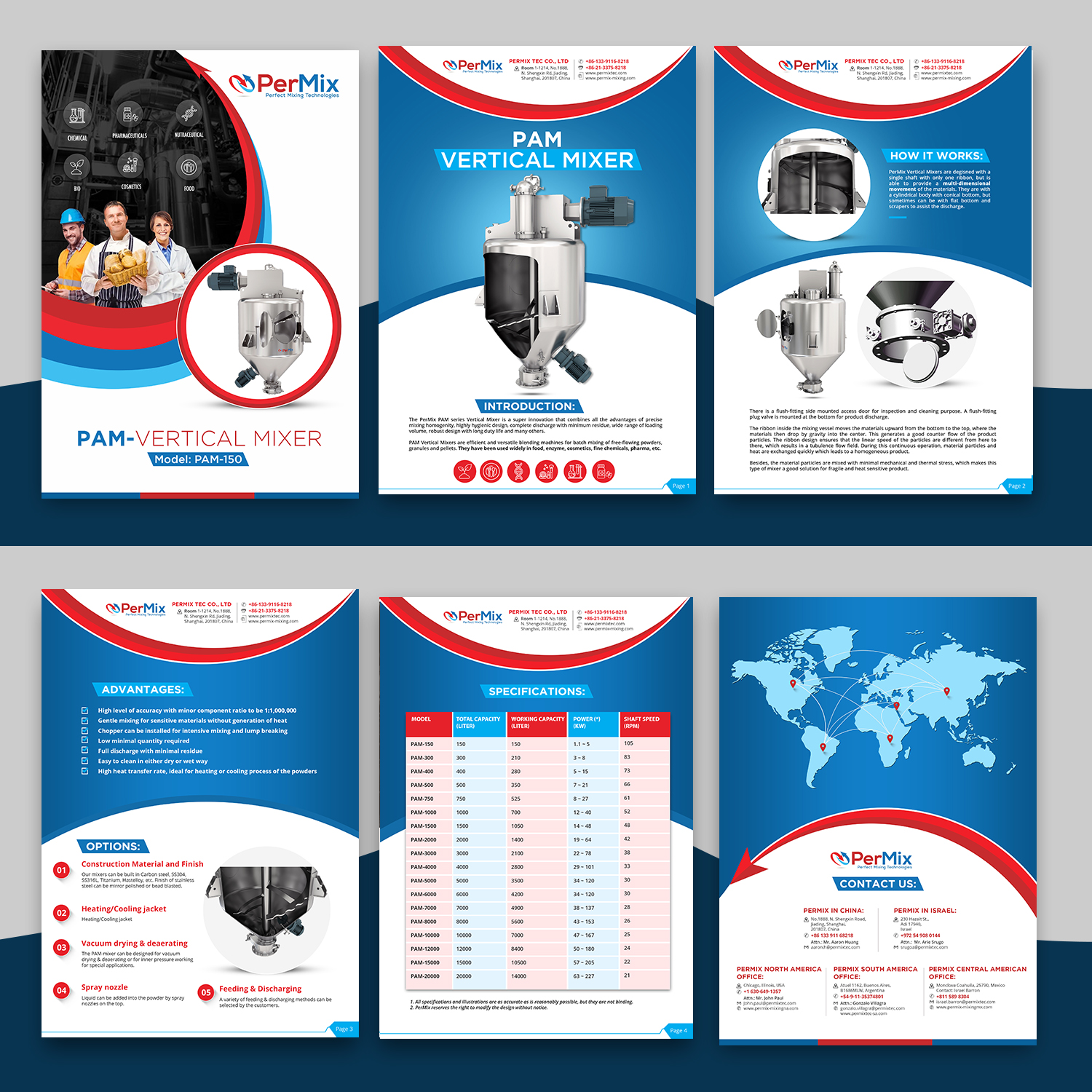 Brochure Design by Art Scenario for PerMix North America | Design #26685587
