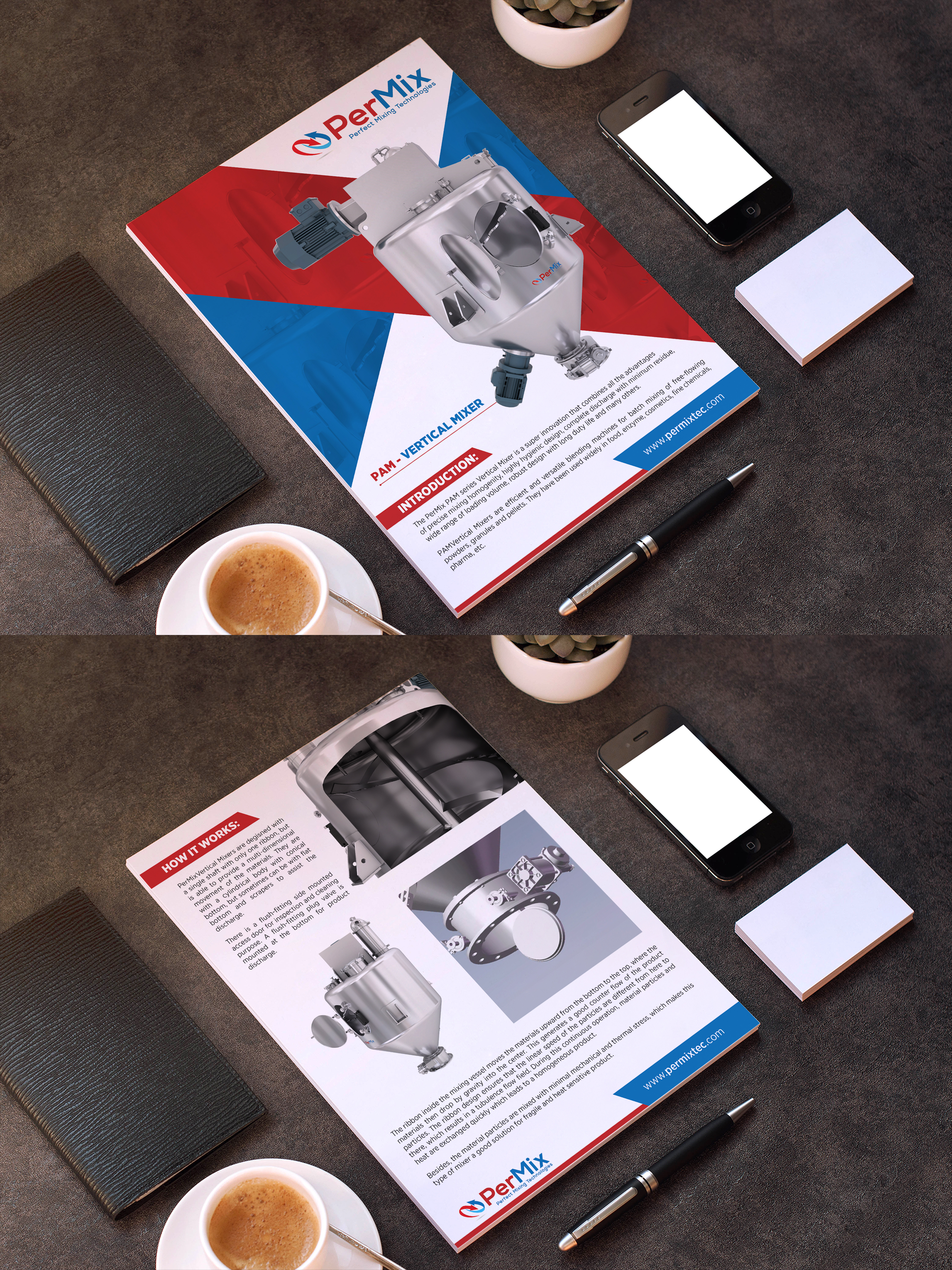 Brochure Design by GraphicsGuru for PerMix North America | Design #26664117
