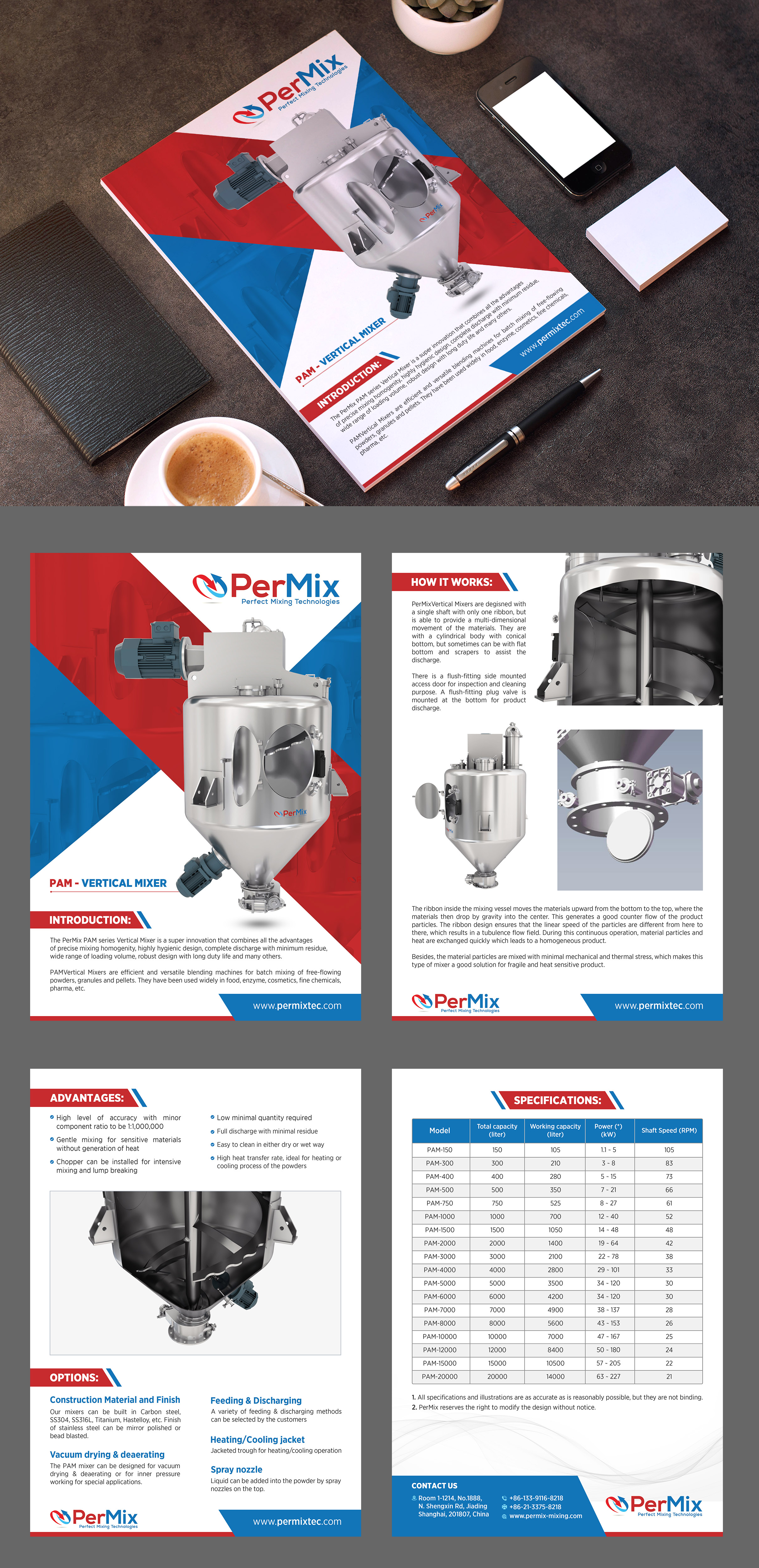 Brochure Design by GraphicsGuru for PerMix North America | Design #26666461