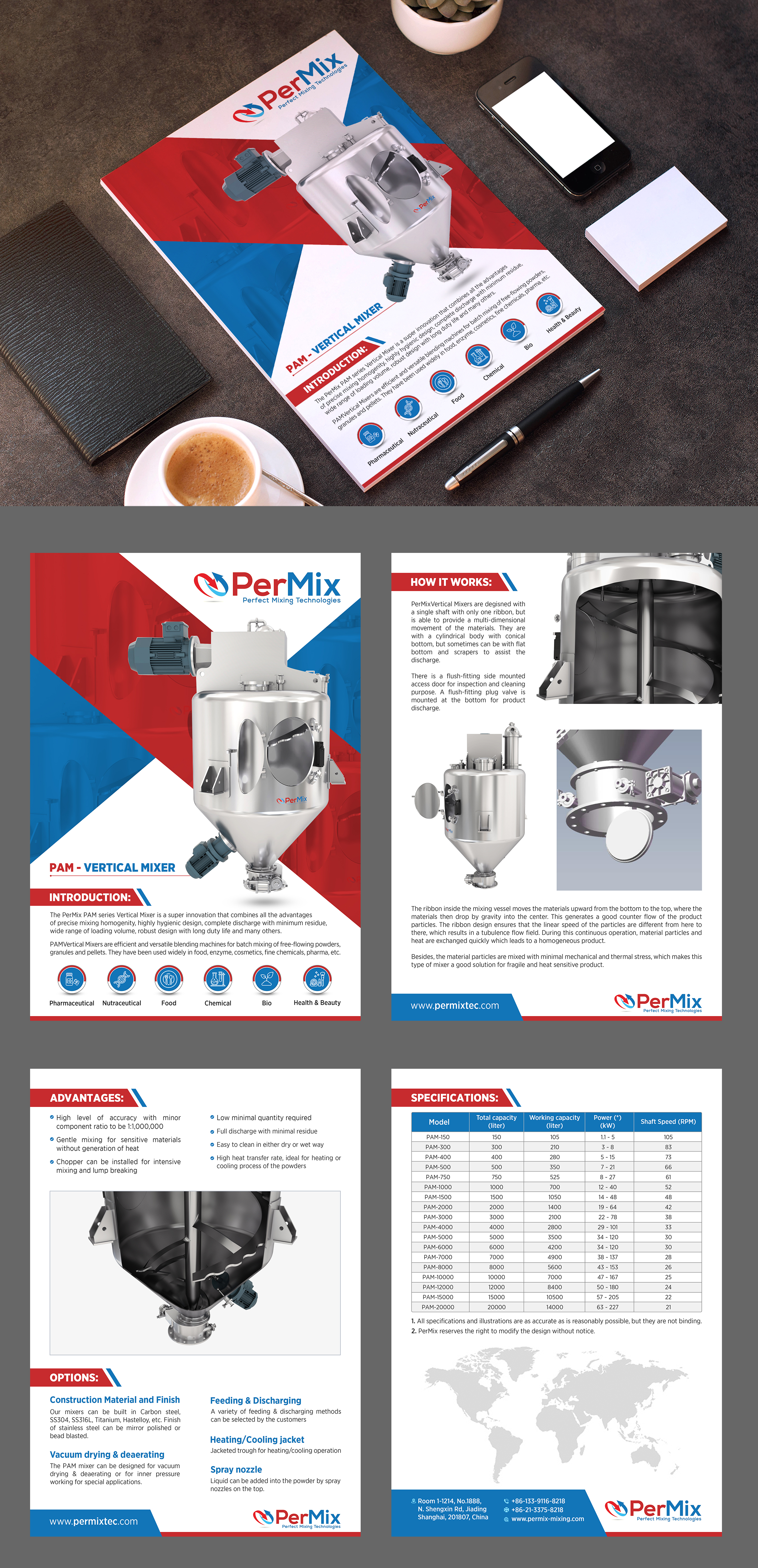 Brochure Design by GraphicsGuru for PerMix North America | Design #26668046