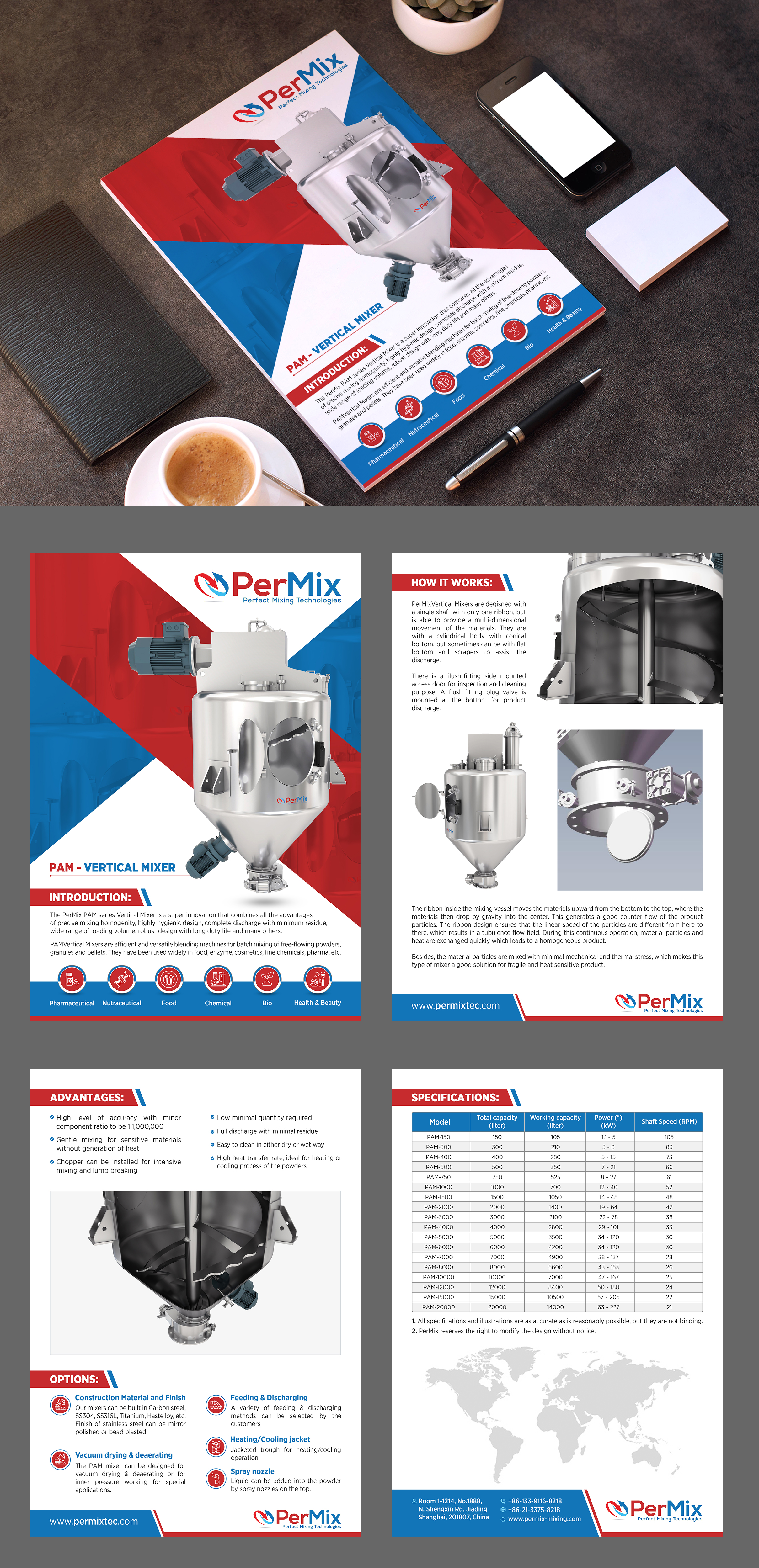 Diseño de Brochure por GraphicsGuru para PerMix North America | Diseño #26687209