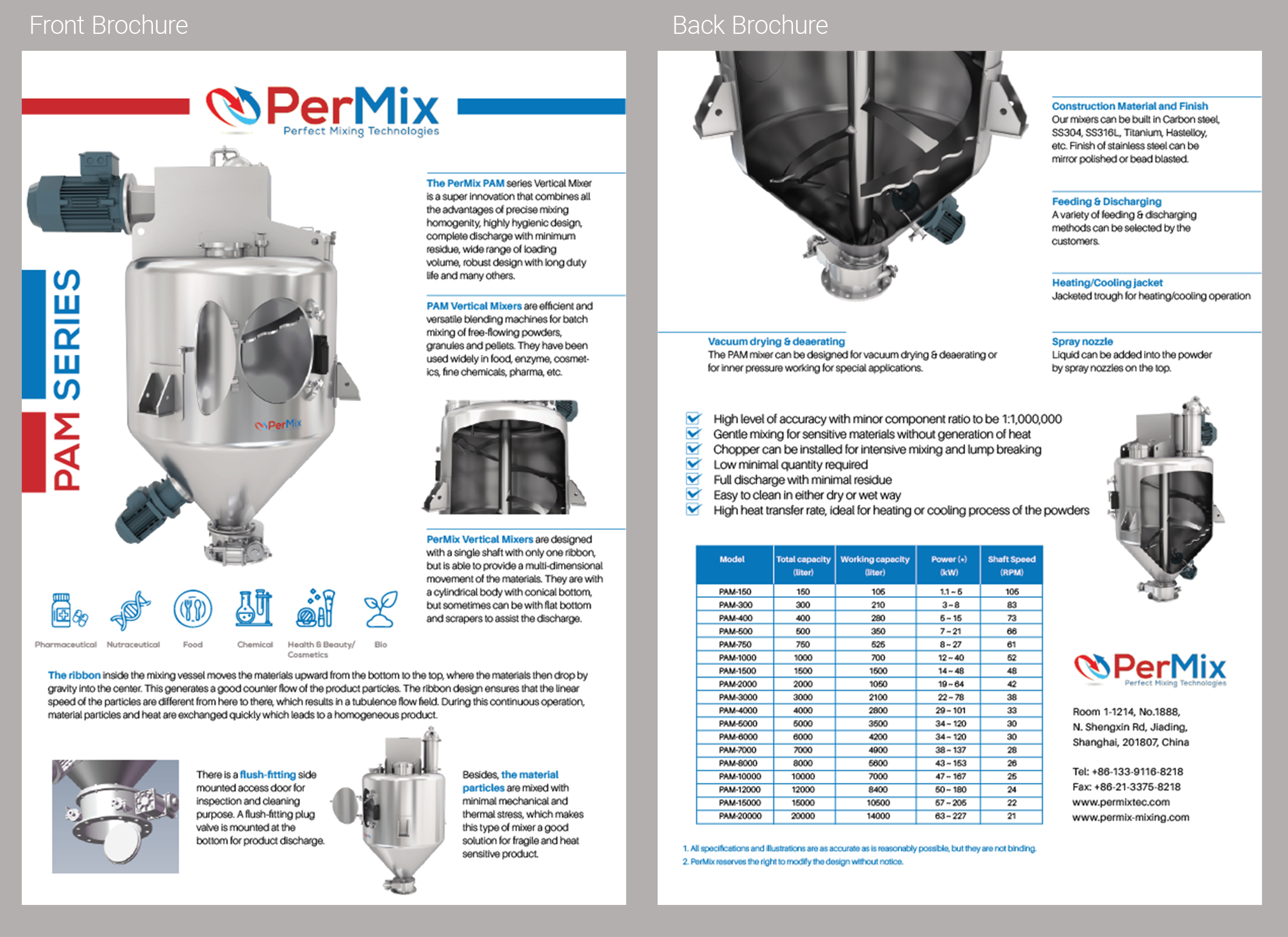 Brochure Design by Ritz609 for PerMix North America | Design #26681615