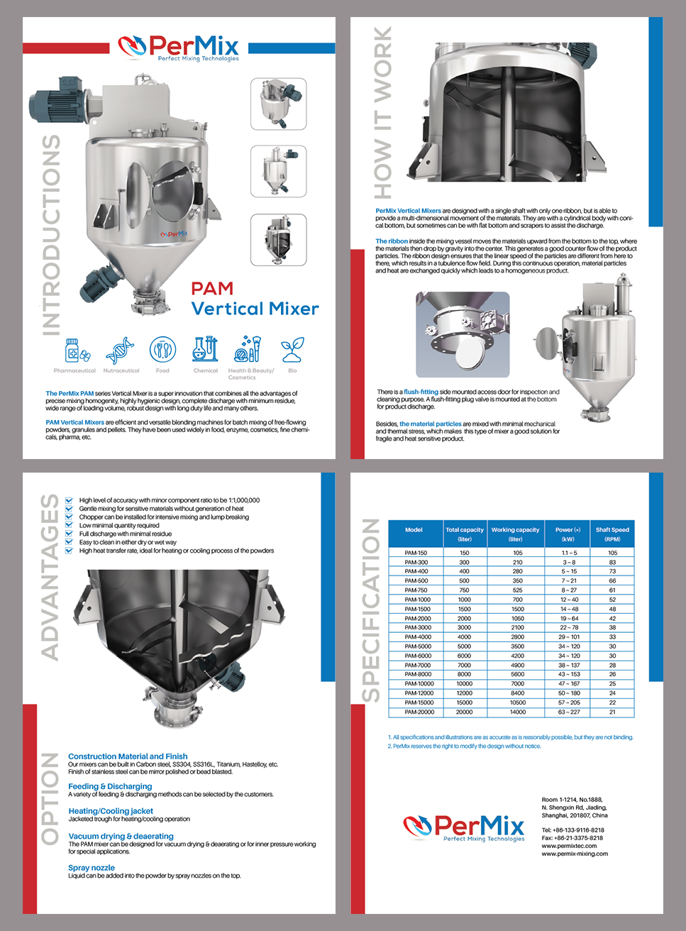 Brochure Design by Rizki609 for PerMix North America | Design #26685336