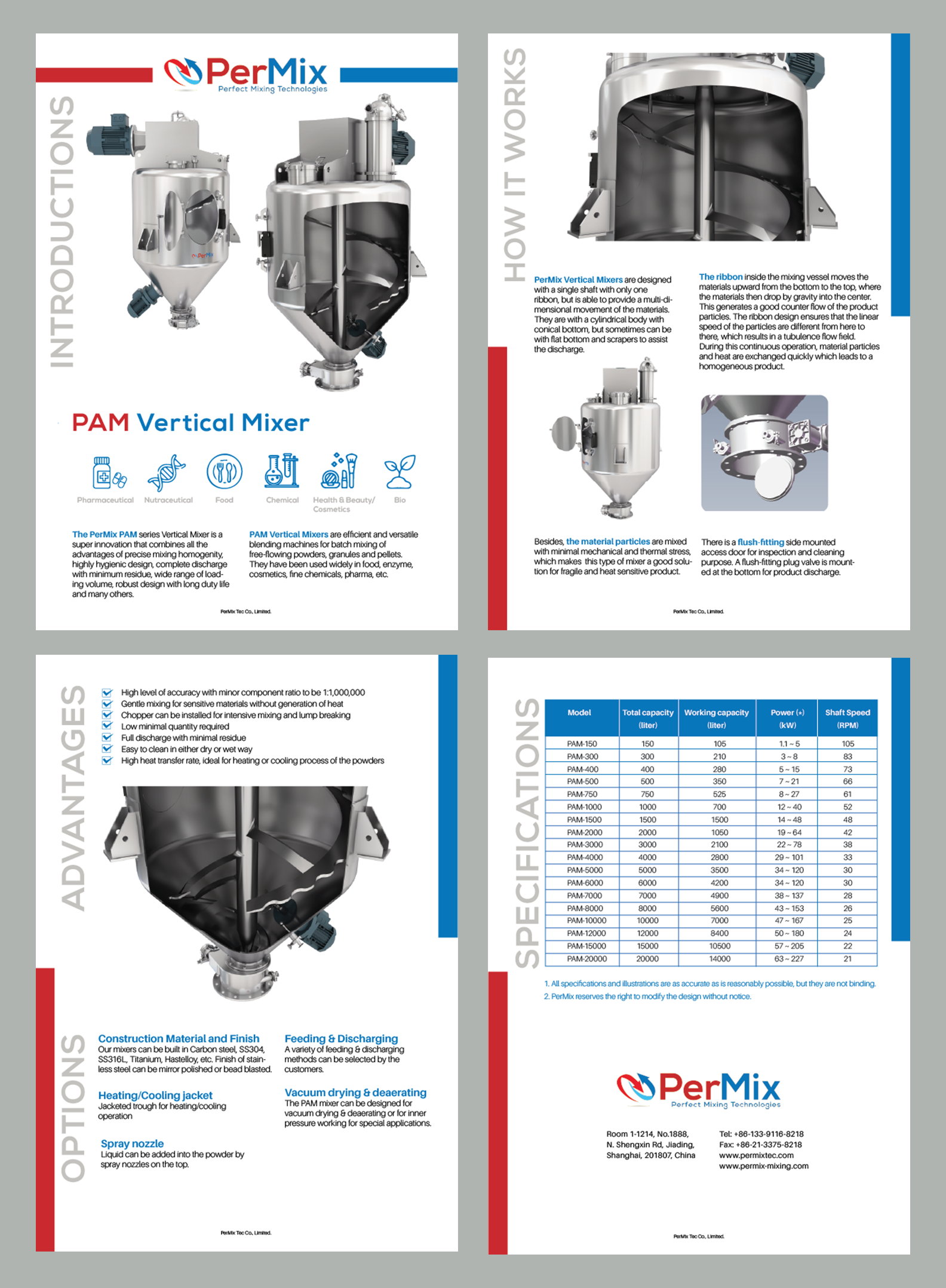 Brochure Design by Rizki609 for PerMix North America | Design #26693984