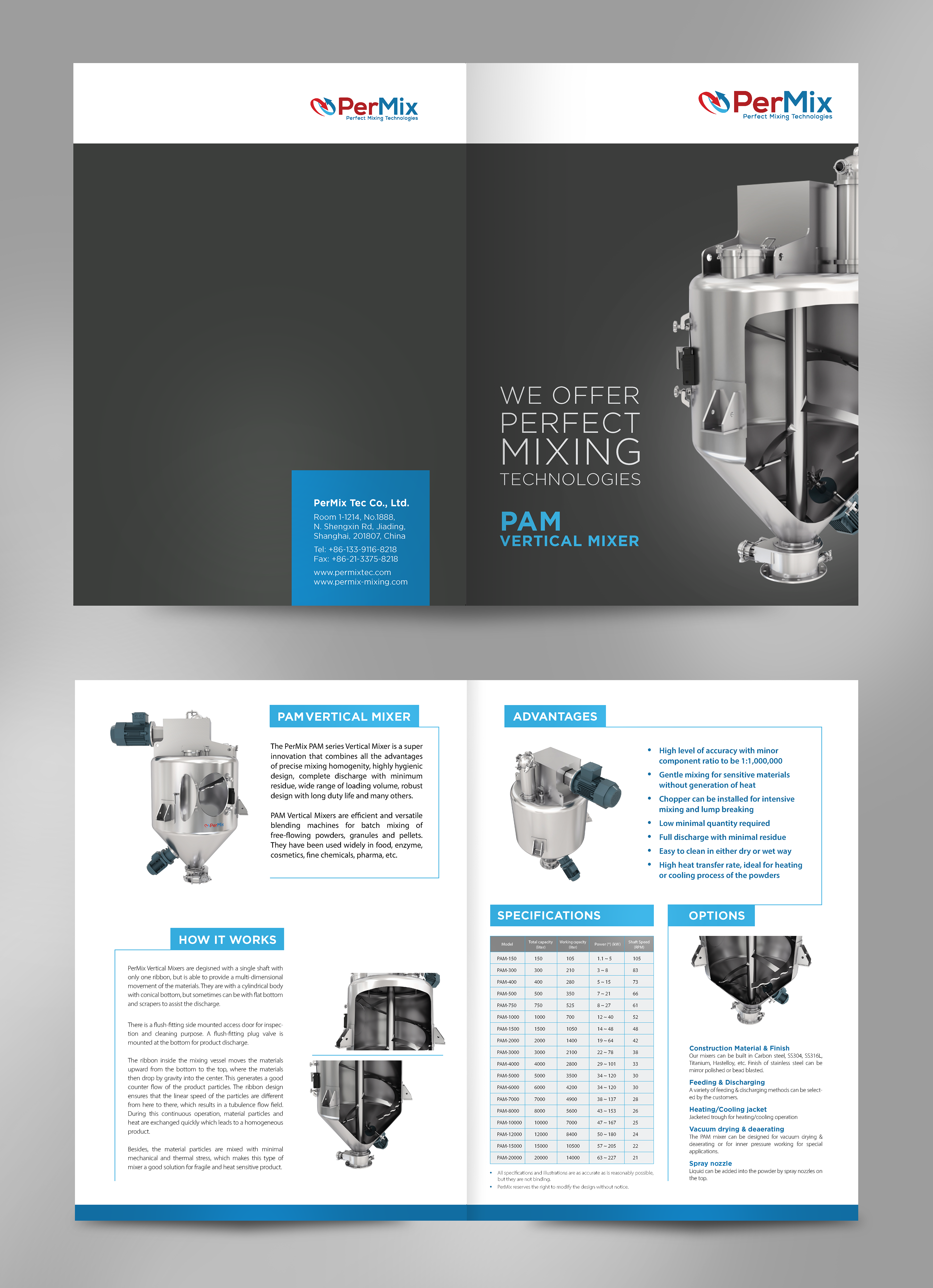Brochure Design by PepperArt for PerMix North America | Design: #26666341