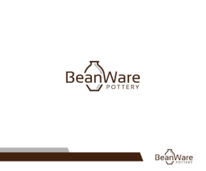 Logo Design by Fat Bat Man for BeanWare Pottery | Design: #26659891