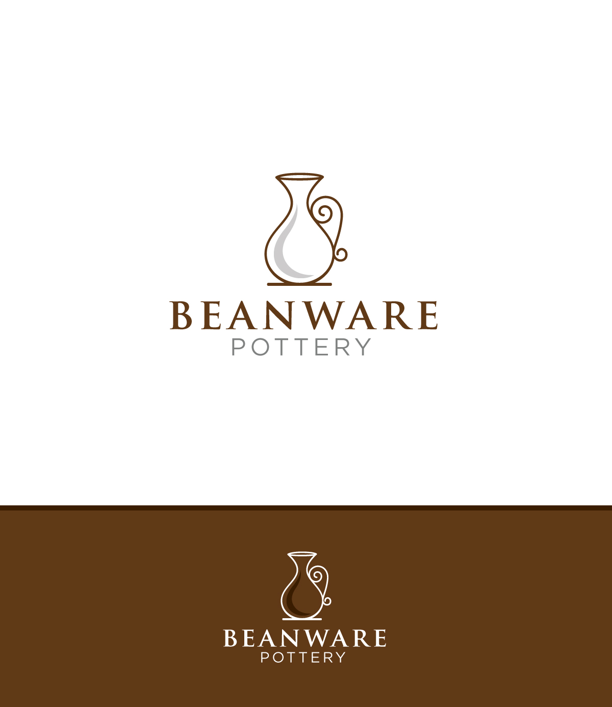 Logo Design by ecorokerz for BeanWare Pottery | Design #26661139