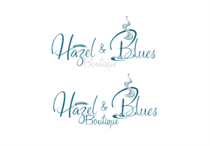 Hazel & Blues Boutique | Logo Design by Annabella