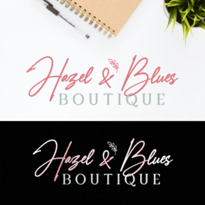 Hazel & Blues Boutique | Logo Design by artcynical