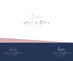 Hazel & Blues Boutique | Logo Design by Iris 3