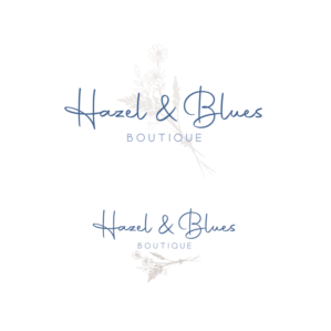 Hazel & Blues Boutique | Logo Design by Samantha Ward Design