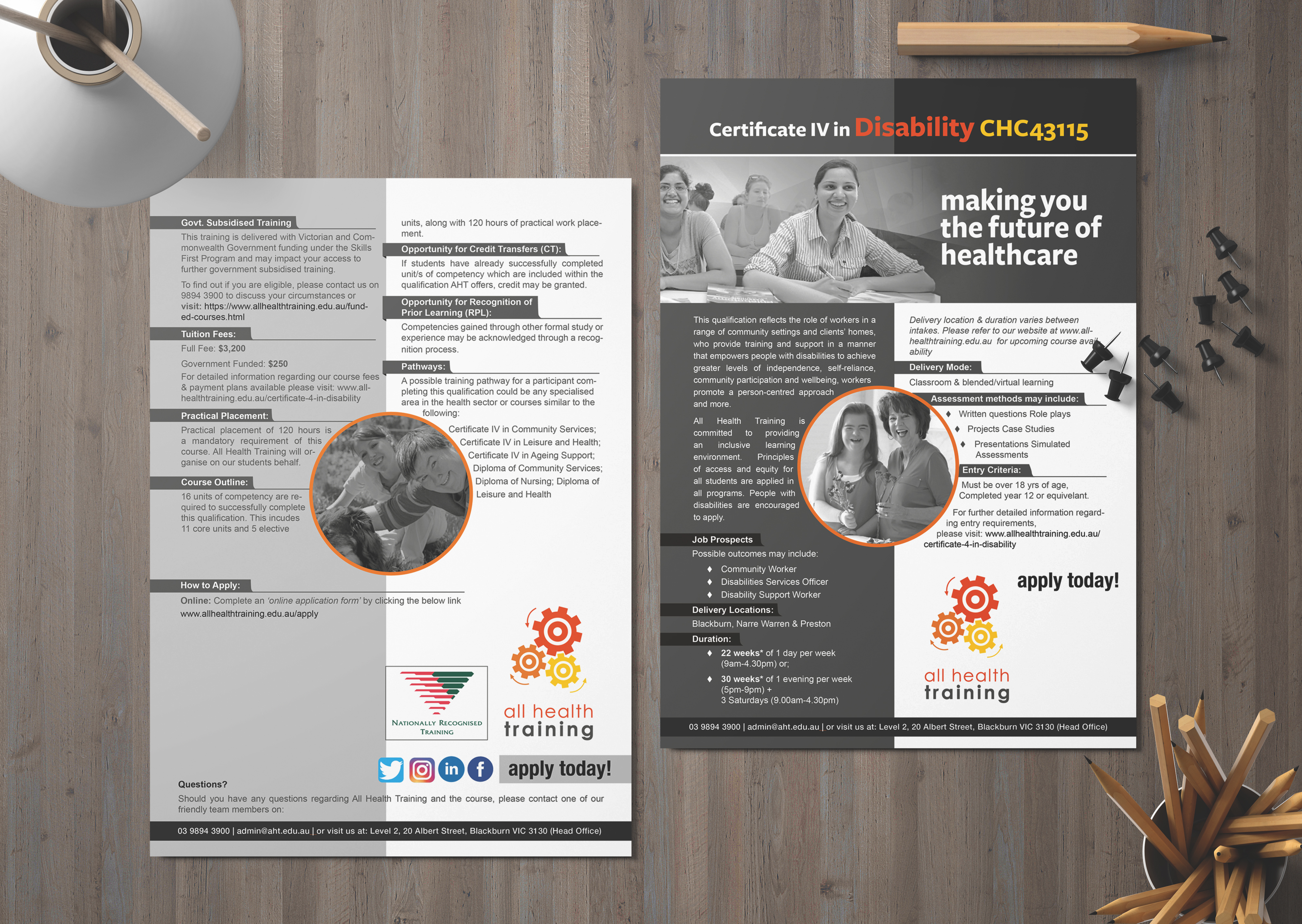 Design de Flyer par Chandra pour All Health Training | Design #26693550