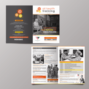 New Branding Concept Healthcare Course Brochure | Flyer Design by chandrayaan.creative