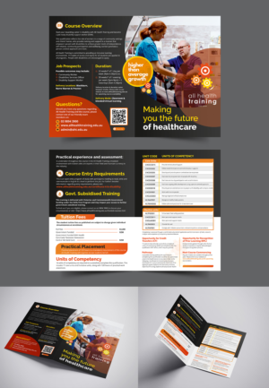 New Branding Concept Healthcare Course Brochure | Flyer Design by ecorokerz