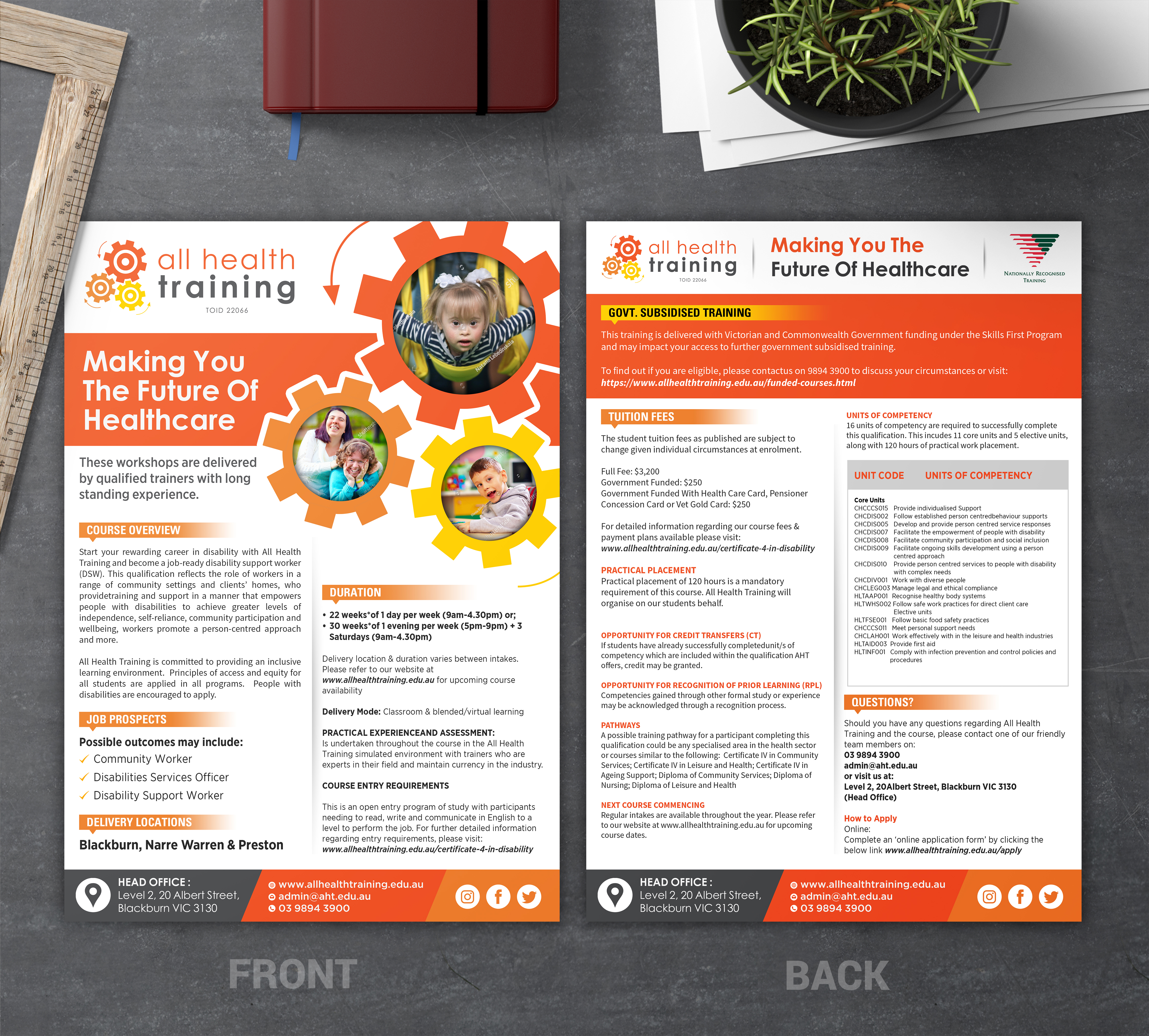 Flyer Design by SAI DESIGNS for All Health Training | Design #26663517