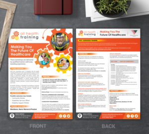 New Branding Concept Healthcare Course Brochure | Flyer Design by SAI DESIGNS