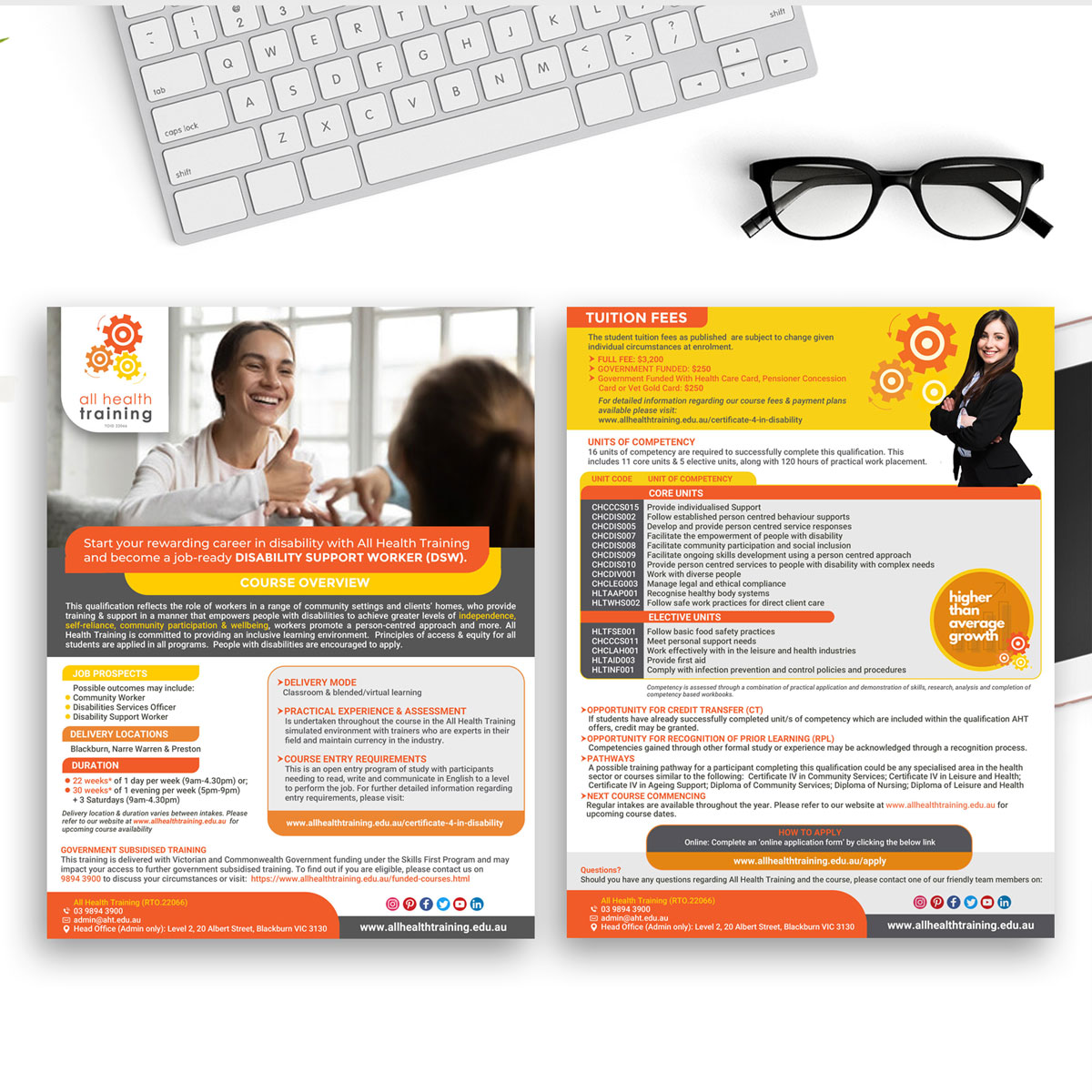 Diseño de Flyer por DA. para All Health Training | Diseño #26691905