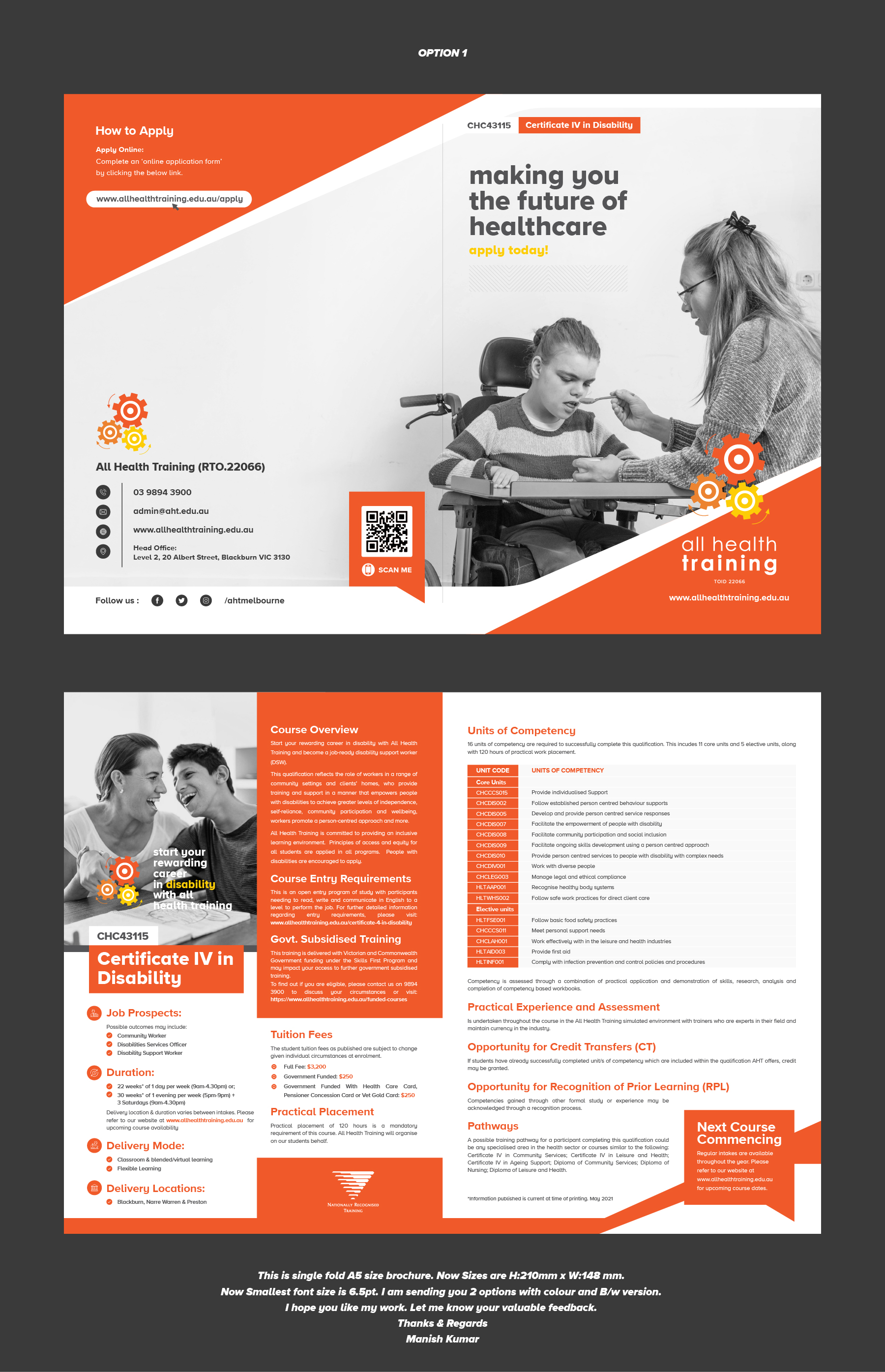 Flyer-Design von RealManish für All Health Training | Design #26730344