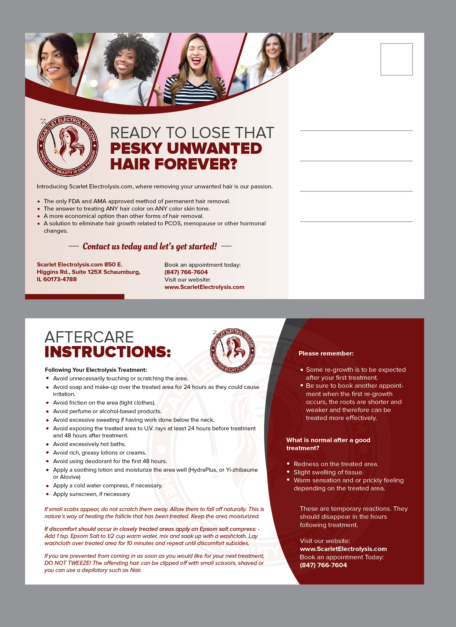 Postcard Design by Achiver for Scarlet Acquisitions, LLC | Design #26661182
