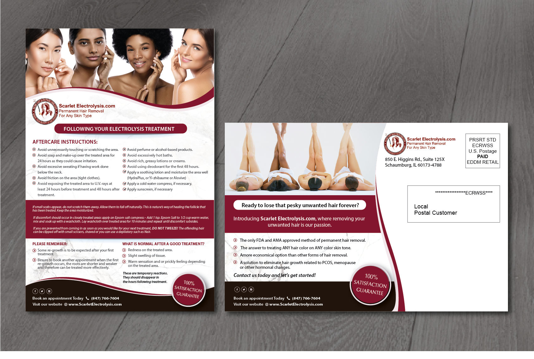 Design de Carte Postale par alex989 pour Scarlet Acquisitions, LLC | Design #26661971