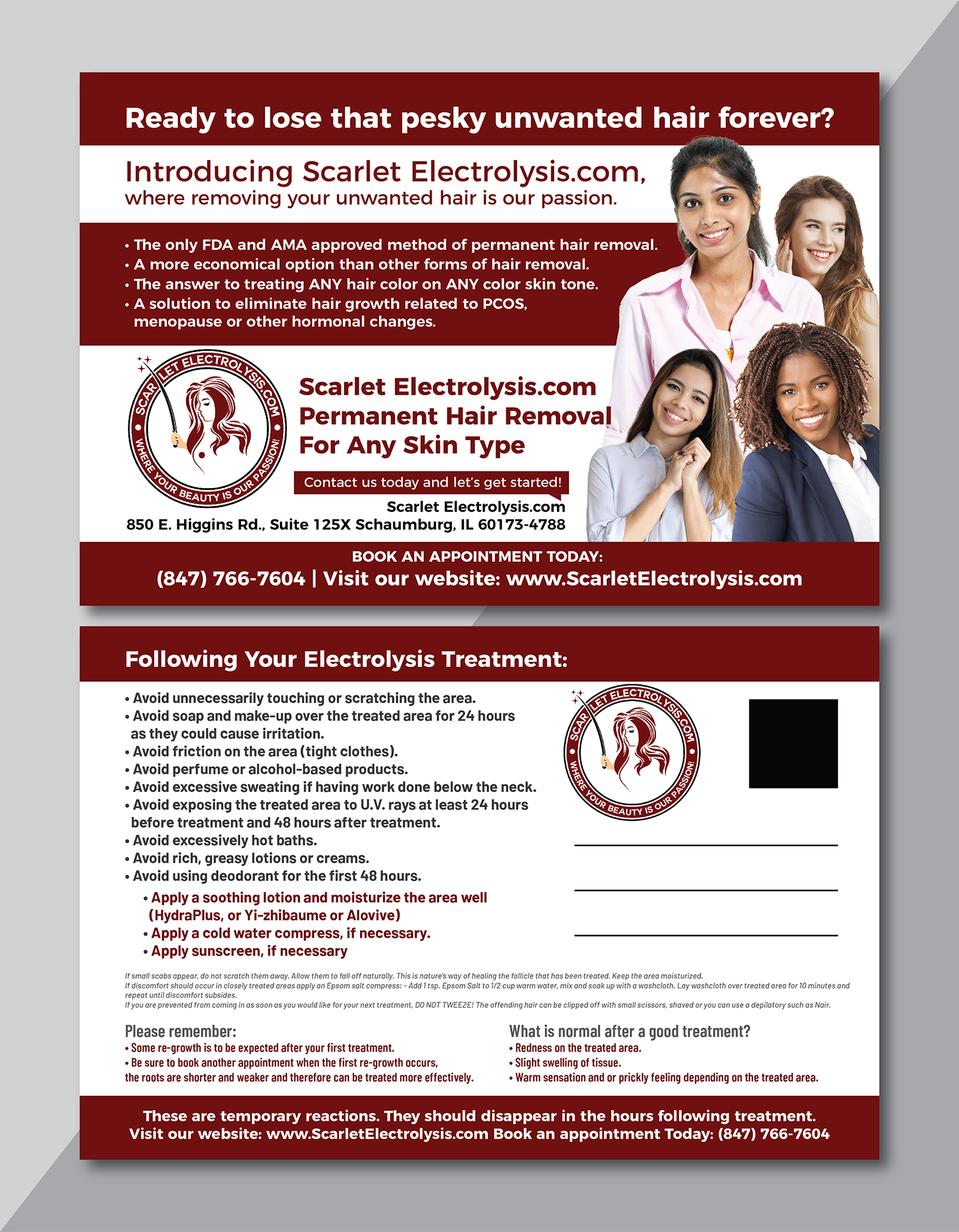 Postcard Design by Deziners Zone for Scarlet Acquisitions, LLC | Design #26663766