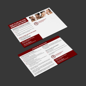 Scarlet Electrolysis.com Postcard | Diseño de Postal por GraphicsGuru