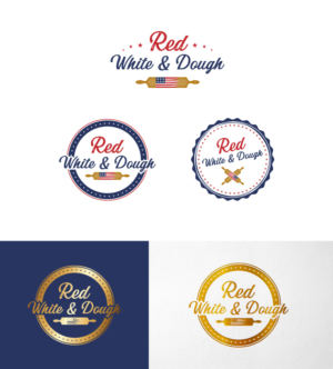 Red, White and Dough | Logo-Design von Amethystica