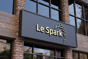 Le Spark    maybe a tag line like but not exactly - the start of something big | Design de Logo par makerlogoz