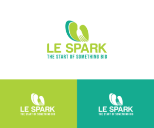 Le Spark    maybe a tag line like but not exactly - the start of something big | Logo Design by Art Lancer