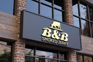B&B Smoked Jerky | Logo Design by makerlogoz