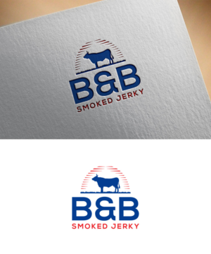 B&B Smoked Jerky | Logo Design by Mr Line @rt