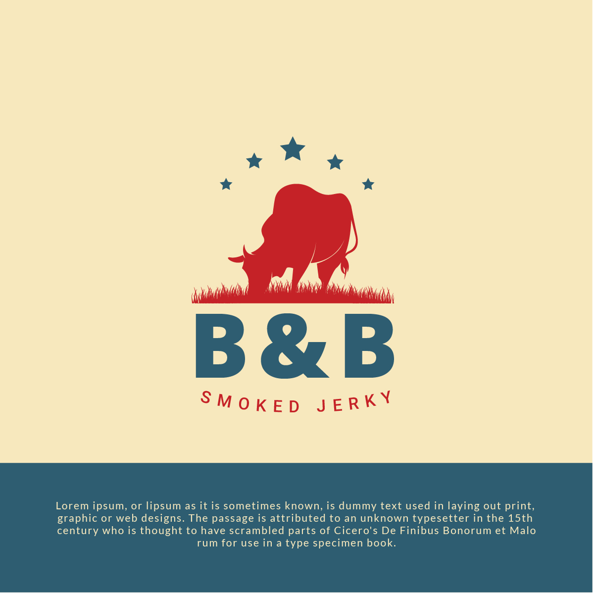 Logo Design by creative.bugs for B&B Smoked Jerky | Design #26670039