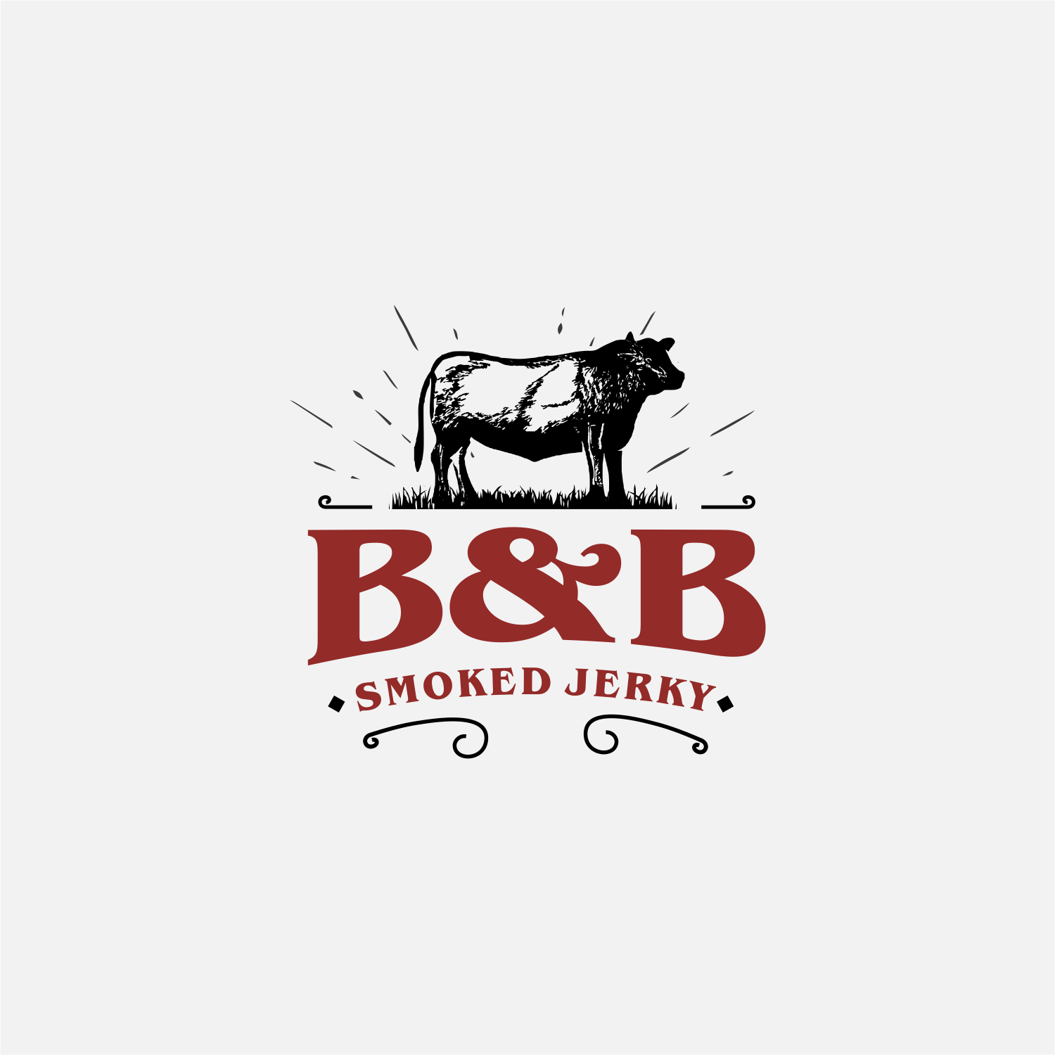 Logo Design by ThiagoB for B&B Smoked Jerky | Design #26670734
