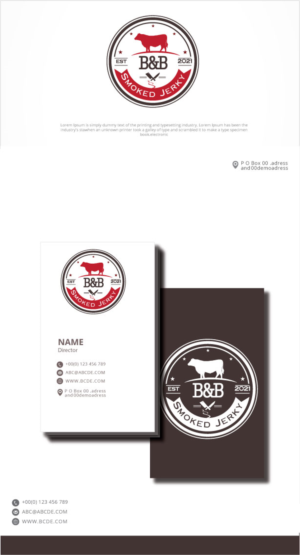 Design de Logo par graphicevolution pour B&B Smoked Jerky | Design : #26667644