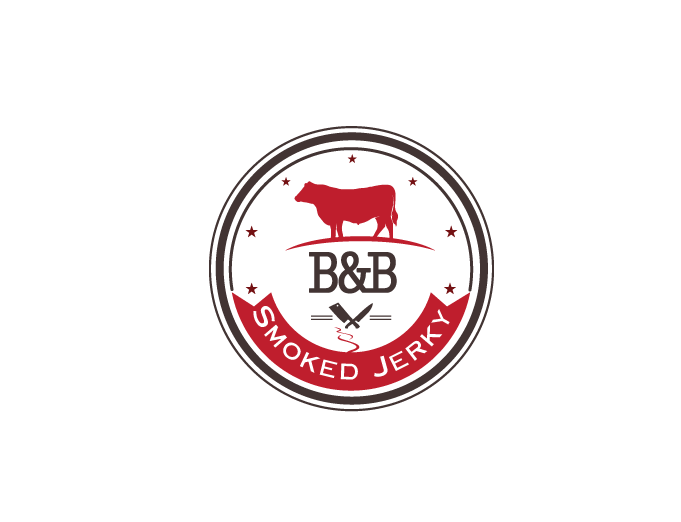 Logo Design by graphicevolution for B&B Smoked Jerky | Design #26713833