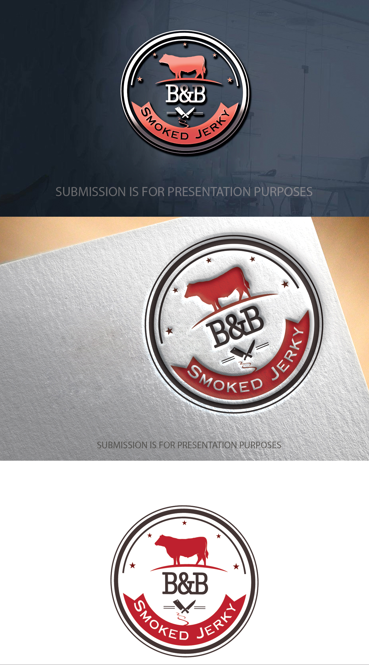 Design de Logo par graphicevolution pour B&B Smoked Jerky | Design #26727452