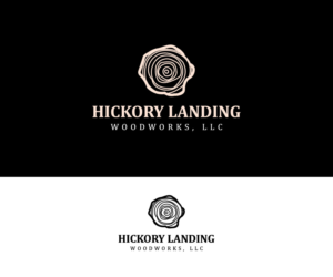 Hickory Landing Woodworks, LLC | Logo Design by makerlogoz