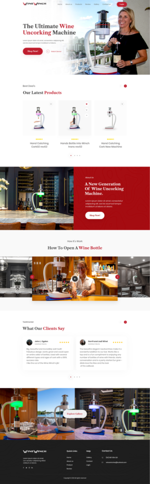 Web Design by prabir 3 for this project | Design #26675958