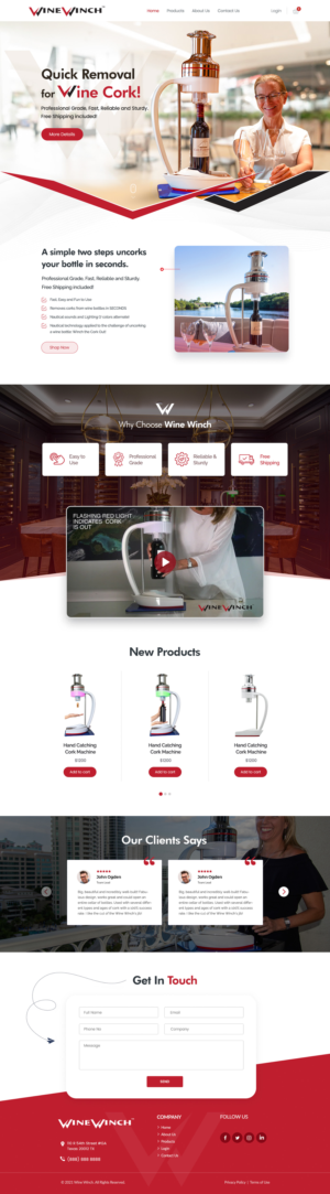 Web Design by Shijo John for this project | Design #26674748