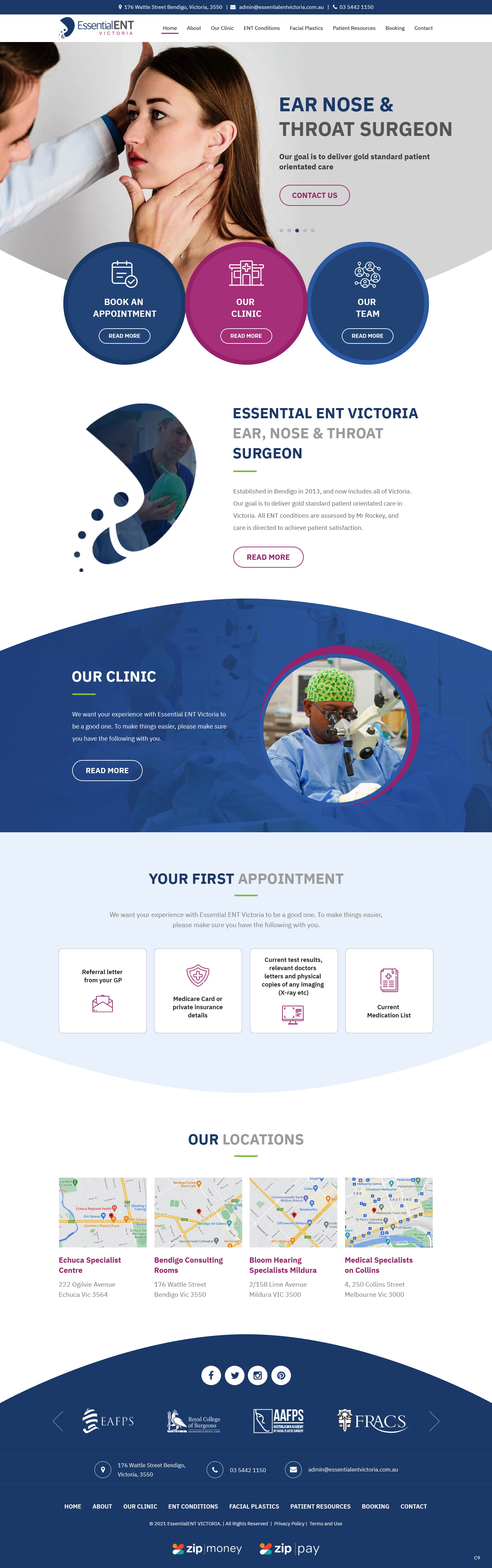 Diseño Web por pb para Essential ENT Victoria  | Diseño #26669249