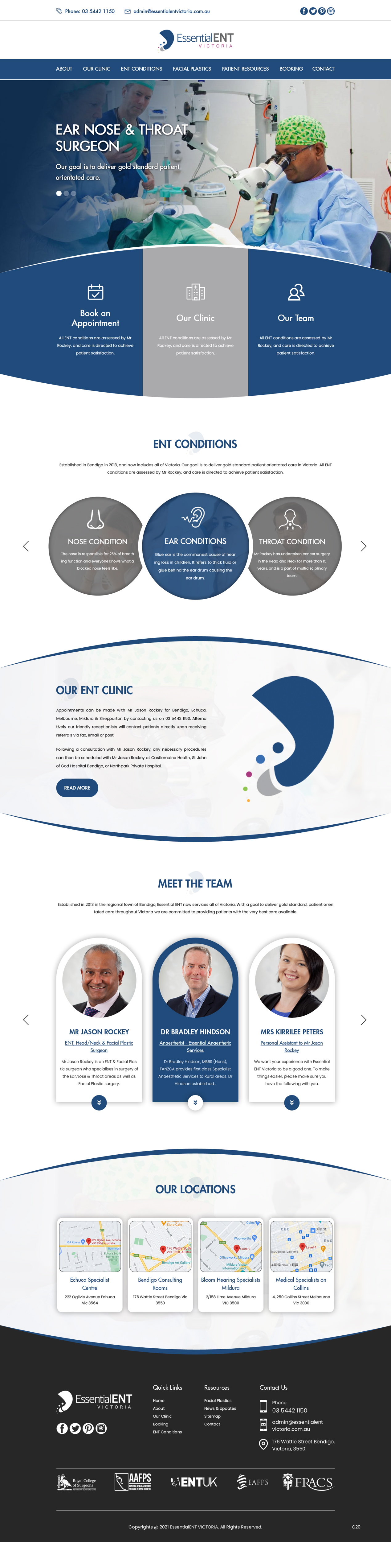 Diseño Web por pb para Essential ENT Victoria  | Diseño #26669251