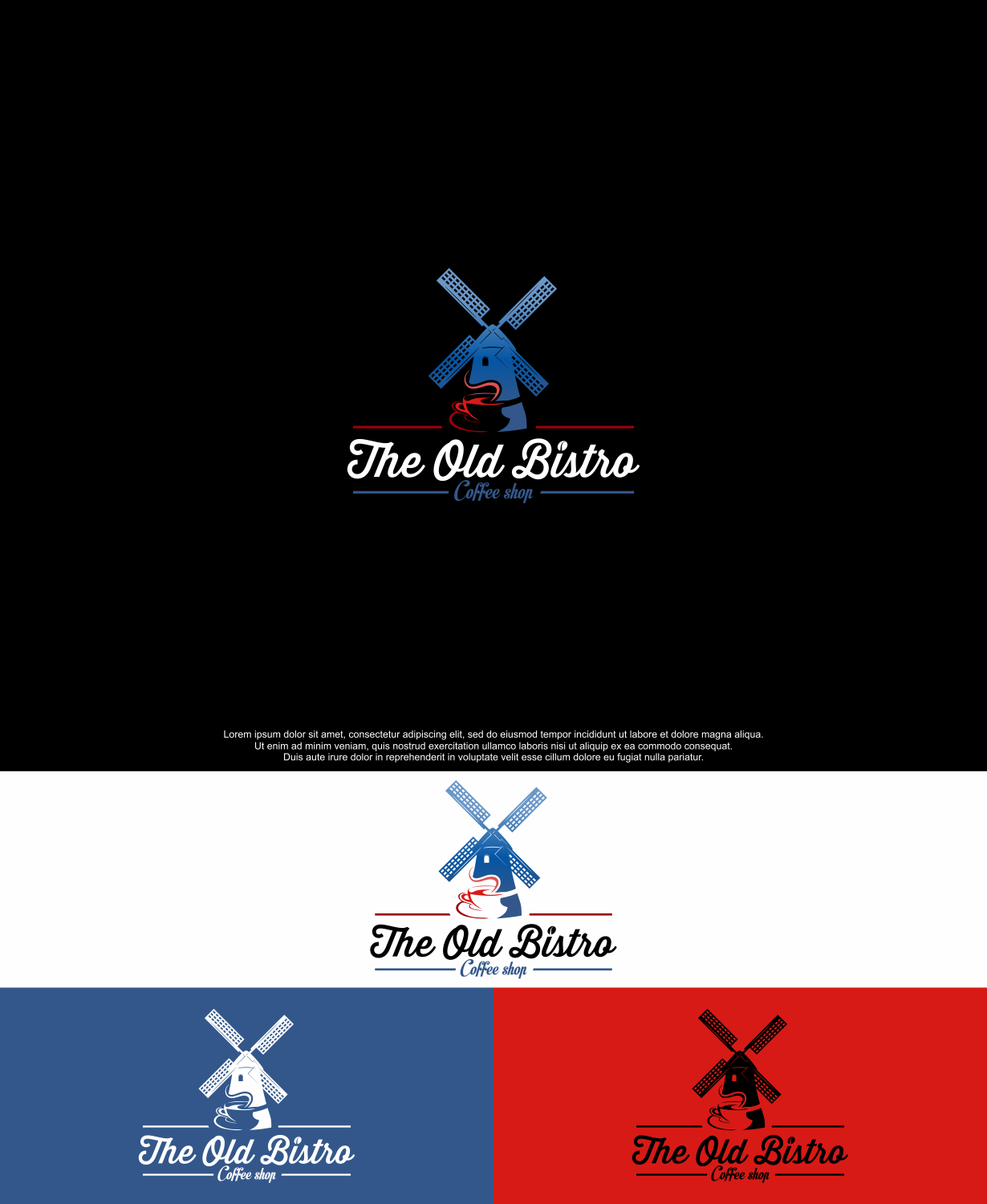 Logo Design by siti MWDesign for The Old Bistro | Design #26684907