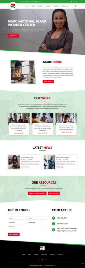 Web Design by pb for Blu Kolla Designs | Design: #26675428